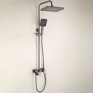 Vòi hoa sen đầu cầm tay sang trọng rắn brass có thể điều chỉnh áp lực cao cho bồn tắm với van gốm chống rò rỉ chống gỉ - Product Image 5