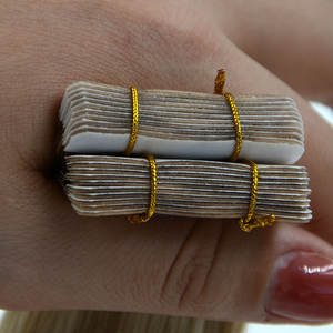 Хит продаж: Невидимые бесшовные ленточные накладные волосы из натурального редкого волоса (Remy), прямые, волнистые, кудрявые, светлые и темные оттенки, длины 16, 18, 20, 22, 24, 26, 28, 30 дюймов. - Product Image 6