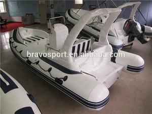 Bateau pneumatique en fibre de verre Rib 580 utilisé pour la pêche, yacht de luxe à vendre - Product Image 5