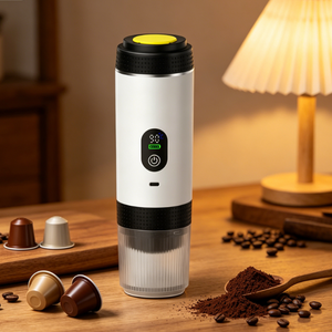 Machine à café expresso portable 3-en-1 à capsules, 0,8 L, alimentée par batterie, idéale pour l'extérieur - Product Image 3