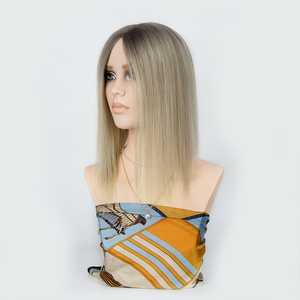 Perruques en cheveux humains bruts russes 100 % naturels, directement de l'usine, toppers 5.5*6.5 pour femmes, perruque frontale en dentelle, fournisseur de premier plan - Product Image 2