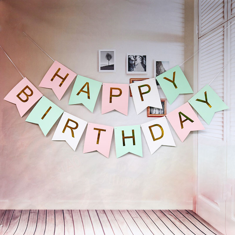Wholesale Birthday Party Decoration Supplies Happy Birthday Banner