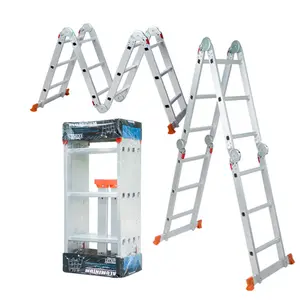 Hoge Kwaliteit Zware Aluminium Vouwen Multifunctionele Stap Trap Ladder