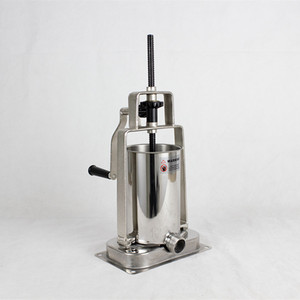 Fabbrica a buon mercato marchio OEM logo <span class=keywords><strong>5</strong></span> <span class=keywords><strong>Lb</strong></span>. Macchina riempitrice manuale per salsicce di carne in acciaio inossidabile - Product Image 2