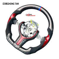 Volant sport en fibre de carbone véritable pour G30 M3/M4/M5 3 branches