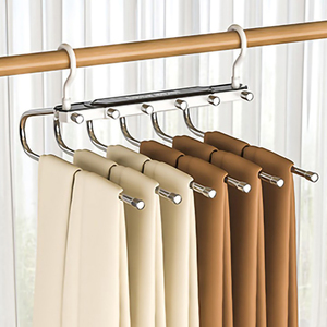 Nuovi <span class=keywords><strong>pantaloni</strong></span> salvaspazio multistrato multistrato a sei strati appendiabiti - Product Image 1