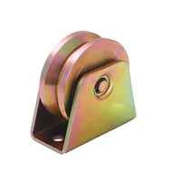 Poulie de roue de rouleau de porte coulissante en métal robuste avec Double roulement rainure U/Y taille 50 60 70 80 90 100