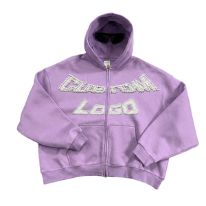 Sudadera con capucha holgada para hombre, estilo streetwear de primavera, con estampado de dibujos animados, sin cordones, personalizable, vintage, efecto desgastado por el sol, con forro polar, ecológica. - Product Image 3