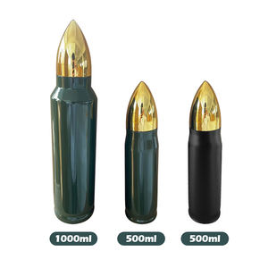 定制标志子弹不倒翁500毫升750毫升1000毫升不锈钢水瓶双壁金属杯 - Product Image 2