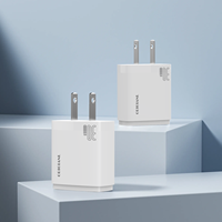 Chargeurs de téléphone intelligents multi USB type C PD 3.0 40W 5V/2A, charge rapide super rapide, deux prises, chargeur mural rapide