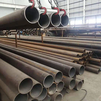 Tuyau en acier soudé ERW Q235B, tube en acier au carbone pour conduites d'eau et de gaz, structure de lutte contre l'incendie, vente en gros