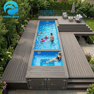 <span class=keywords><strong>Piscine</strong></span> familiale de grande taille, spa jacuzzi, <span class=keywords><strong>piscine</strong></span> hors sol en fibre de verre FRP, <span class=keywords><strong>piscine</strong></span> extérieure de 20 pieds, <span class=keywords><strong>piscine</strong></span> préfabriquée en conteneur de 40 pieds - Product Image 2