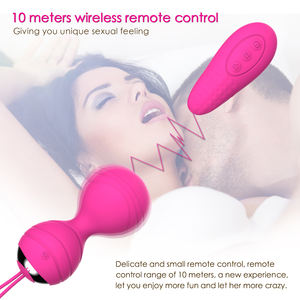 Y aşk kadın için güçlü titreşim titreşimli yumurta hediye seti ile silikon top kiti - Product Image 5