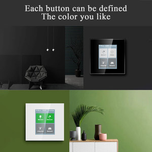 Interruptor Táctil Inteligente LCD de 4 Canales LEDEAST L8-HS4, Control de Escenas y Cortinas con WiFi Tuya, Panel de Vidrio Templado para Estándar US/<span class=keywords><strong>ES</strong></span> - Product Image 4