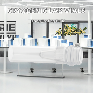 Flacons cryogéniques en plastique PP de marque JSBIO, transparents, pour congélation, 0,5 ml, 1 ml, 1,5 ml, 2 ml, tubes cryogéniques pour laboratoire, fabricant - Product Image 2