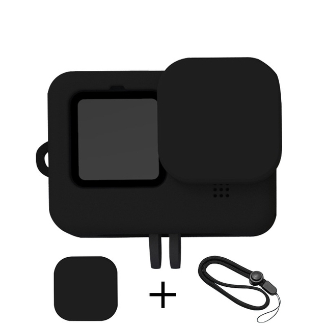 High Quality Durable Silicone Full Cover Portable Lens Skin for Hero 9/10/11/12/13 Outdoor Photography Accessories