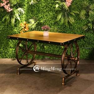 ชุดโต๊ะอาหารแบบมินิมอลพร้อมฐานไม้สำหรับร้านอาหาร ดีไซน์ทันสมัย เป็นมิตรกับสิ่งแวดล้อม สำหรับ 4 ที่นั่ง - Product Image 4