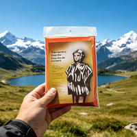 Imperméable de survie léger de style militaire en Mylar pour une personne, réfléchissant thermiquement, imperméable, pour le camping et la randonnée