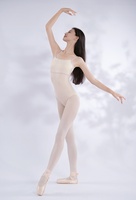 Nouveau justaucorps de ballet sans manches pour femme adulte, taille haute, en dentelle, pour gymnastique, danse, musculation, tenue d'entraînement à bretelles