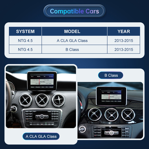หน้า<span class=keywords><strong>จอ</strong></span>แสดงผลมัลติมีเดียไร้สาย Road Top Wireless CarPlay <span class=keywords><strong>Android</strong></span> Auto สำหรับรถยนต์ Mercedes-Benz a W176 B W246 CLA GLA Class ปี 2013-2015 NTG4.5 - Product Image 2