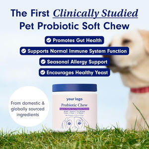 Suplemento probiótico para mascotas, tabletas masticables blandas que mejoran la vitalidad intestinal y mejoran la salud intestinal <span class=keywords><strong>de</strong></span> las mascotas, función digestiva - Product Image 5