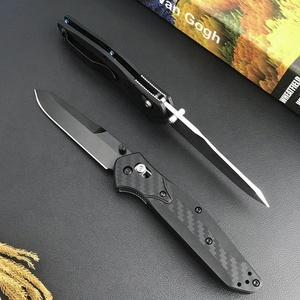 BM940 Osborne กลางแจ้งเครื่องมือกู้ภัย D2เหล็กใบมีดกระเป๋ามีดไนล่อนแก้วมีดแคมป์พับได้ - Product Image 2