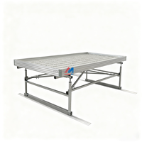 Table de culture de plantes sur rail en V, banc roulant pour semis