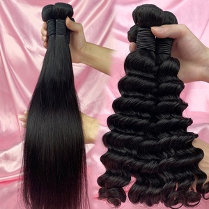 รับประกันราคาขายส่งจากผู้จำหน่ายผมแท้บราซิลแบบ Remy  แบบ Virgin  จัดเรียงเกล็ดผม  ต่อผมแท้ - Product Image 1