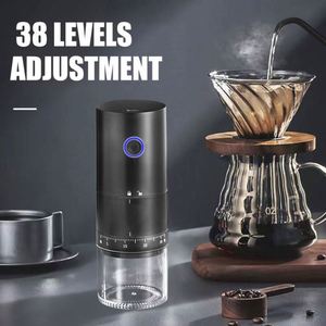 New 38 Levels Adjustment Wireless <b>Coffee</b> <b>Maker</b> USB Rechargeable <b>Portable</b> Electric <b>Coffee</b> Grinder for Espresso - Product Image 1