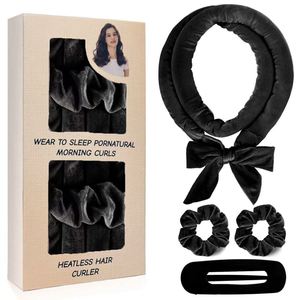 Rizadores sin Calor para Dormir Durante la Noche, Set de Rizadores sin Calor con Coleteros, Pinza y Cinta Suave para el Cabello - Product Image 2