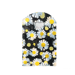 Sac en plastique décoratif HOYO 13 x 21 cm (5,1 x 8,3 po) avec motif floral en forme <span class=keywords><strong>de</strong></span> cœur et poignée, idéal pour les cadeaux <span class=keywords><strong>de</strong></span> fête - Product Image 5