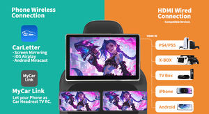 マウストール 新型 11.6インチ 2+32GB Android 11 システム HDMI 後部座席エンターテイメントシステム TVディスプレイ カー<span class=keywords><strong>DVD</strong></span>プレーヤー - Product Image 4