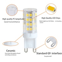 Fabricant en gros 5w sans scintillement 85-265v économie d'énergie Dimmable Led ampoule G4 G9