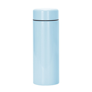 Mini Stainless Steel <b>Thermos</b> Portable Water <b>Bottle</b> Double Wall Insulated For Travel Students Round Design A69 - Product Image 2