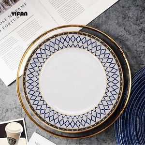 Classic Element Tableware Fine Bone China Dinner Plates High-end Occasions Holiday Weddings Beautiful <b>Dinnerware</b> <b>Sets</b> - Product Image 3