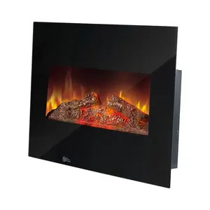 2023 wholesale artificial electric fireplace wall mounted fireplace modern smart decorative flame fireplacece