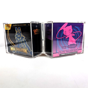Vente en gros personnalisé acrylique magnétique <span class=keywords><strong>Etb</strong></span> Display Protection Case pour <span class=keywords><strong>Etb</strong></span> Pokemoned - Product Image 6