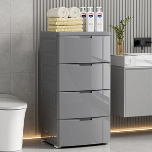 Meubles <span class=keywords><strong>de</strong></span> maison Armoire à <span class=keywords><strong>tiroirs</strong></span> en plastique Maison Salon Chambre à coucher Coffre à <span class=keywords><strong>tiroirs</strong></span> multiples Commode en plastique - Product Image 5