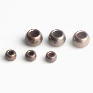 Bantalan Slide pelumas otomatis bantalan Bushing minyak disinter besi Metal Bushing Sleeve Flange bola bulat harga murah kipas Bushing