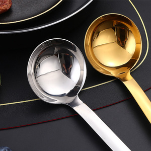Louche à fondue en acier inoxydable, grande capacité, longue portée, louche de cuisine et domestique, passoire, louche à long manche pour restaurant - Product Image 2