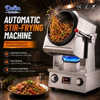 Robot de cuisson automatique à cylindre rotatif en acier inoxydable, machine à frire, prix bas, vente chaude en usine