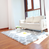 Super doux fourrure tapis chaise housse de coussin chambre faux tapis pile shaggy tapis et tapis salon.