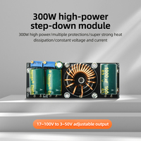 Module abaisseur de tension haute puissance 300W, réglable de 17-100 V à 3-50 V en sortie, tension et courant constants, courant élevé 20 A