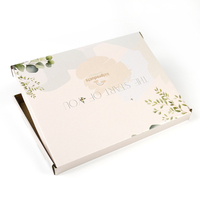 Caja de Cartón Corrugado Reciclable con Certificación FSC, Caja de Envío para Correo Aéreo, Caja de Compras de Papel con Corte Personalizado E-Flute