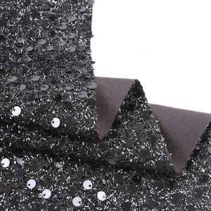 Nuevo diseño, de dos pisos puntada, 100% poliéster, tela de malla de unión con purpurina brillante para ropa de niñas, respetuosa con el medio ambiente - Product Image 5