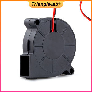 Ventilateur soufflant Trianglelab 5015 de haute qualité avec roulement à billes, refroidissement DC 12V/24V sans balais pour dissipation thermique d'imprimante 3D, neuf - Product Image 4