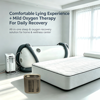 Couverture de matelas MHBOT à double zone de température avec chambre à air et circulation d'eau pour la maison et le spa, pour le sommeil et la récupération oxygénée