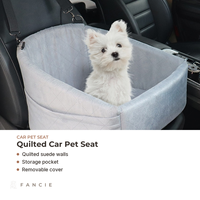 Coussin de voiture pour chien en tissu imperméable de luxe, portable, sûr, pour les voyages en extérieur, doux, chaud et durable