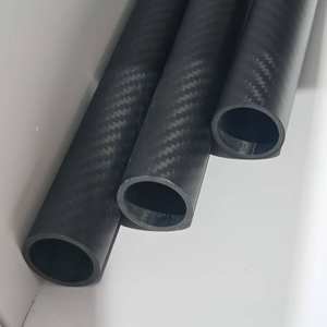 ท่อคาร์บอนไฟเบอร์กลวงทรงกลม ขนาดเส้นผ่านศูนย์กลางภายนอก 0.5-50 มม. พร้อมบริการตัดด้วยเครื่อง CNC อย่างแม่นยำ - Product Image 4
