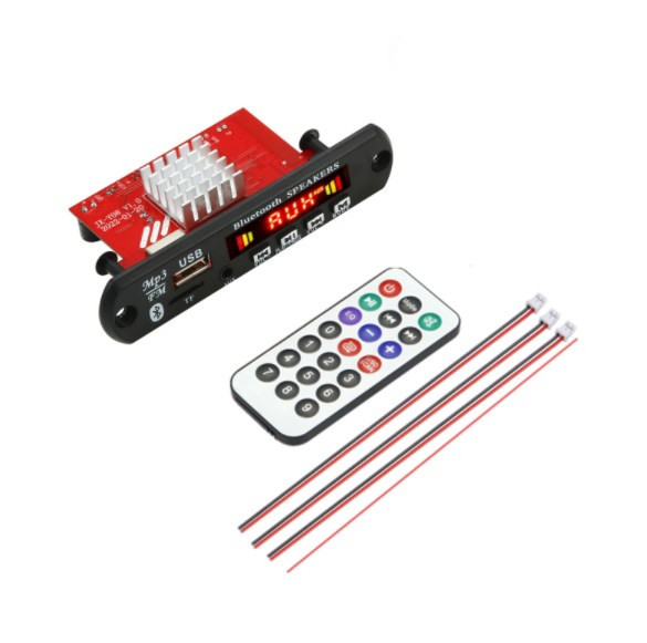 DC 7V-24V 2*60W Amplifier MP3 Decoder Board 120W MP3 Player V5.0 USB Module FM AUX Radio Recording For Speaker
